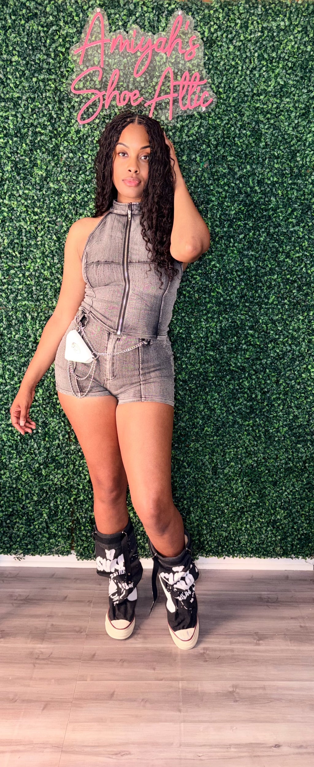 Ariel Denim Two Piece Set