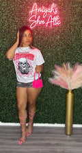 Distressed Denim Shorts