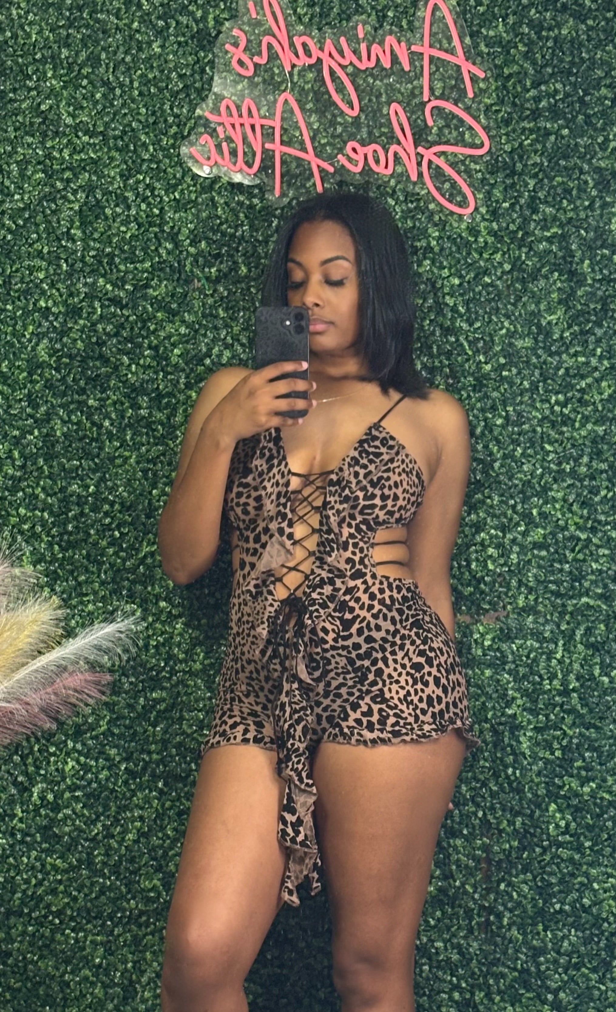 Cheetah Girl Romper