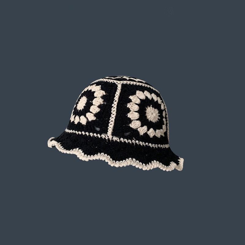 Flower Knitted Beanie