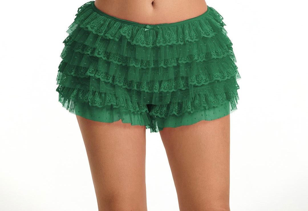 Mardi Gras Ruffle Shorts