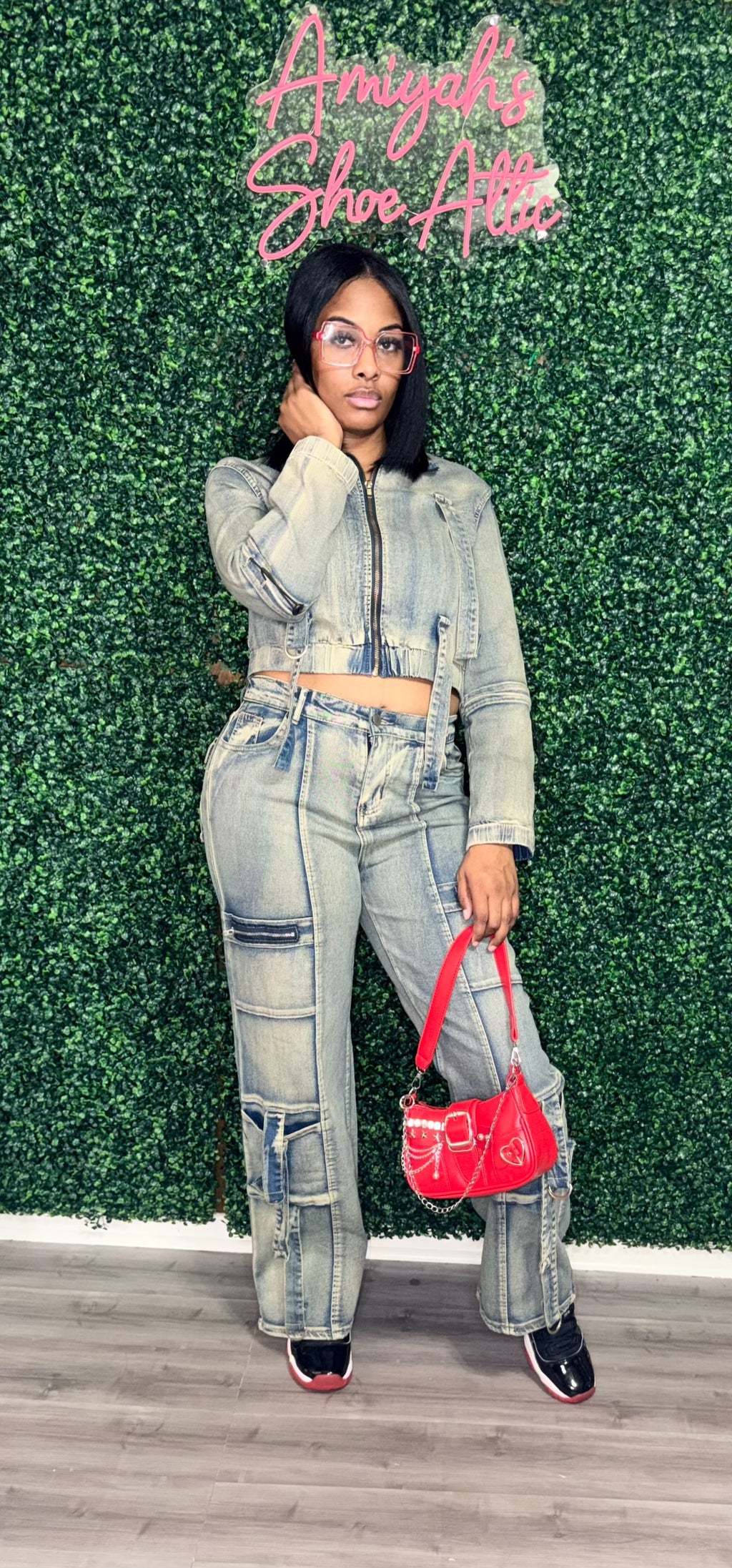 Jayla Denim Set
