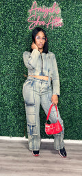 Jayla Denim Set