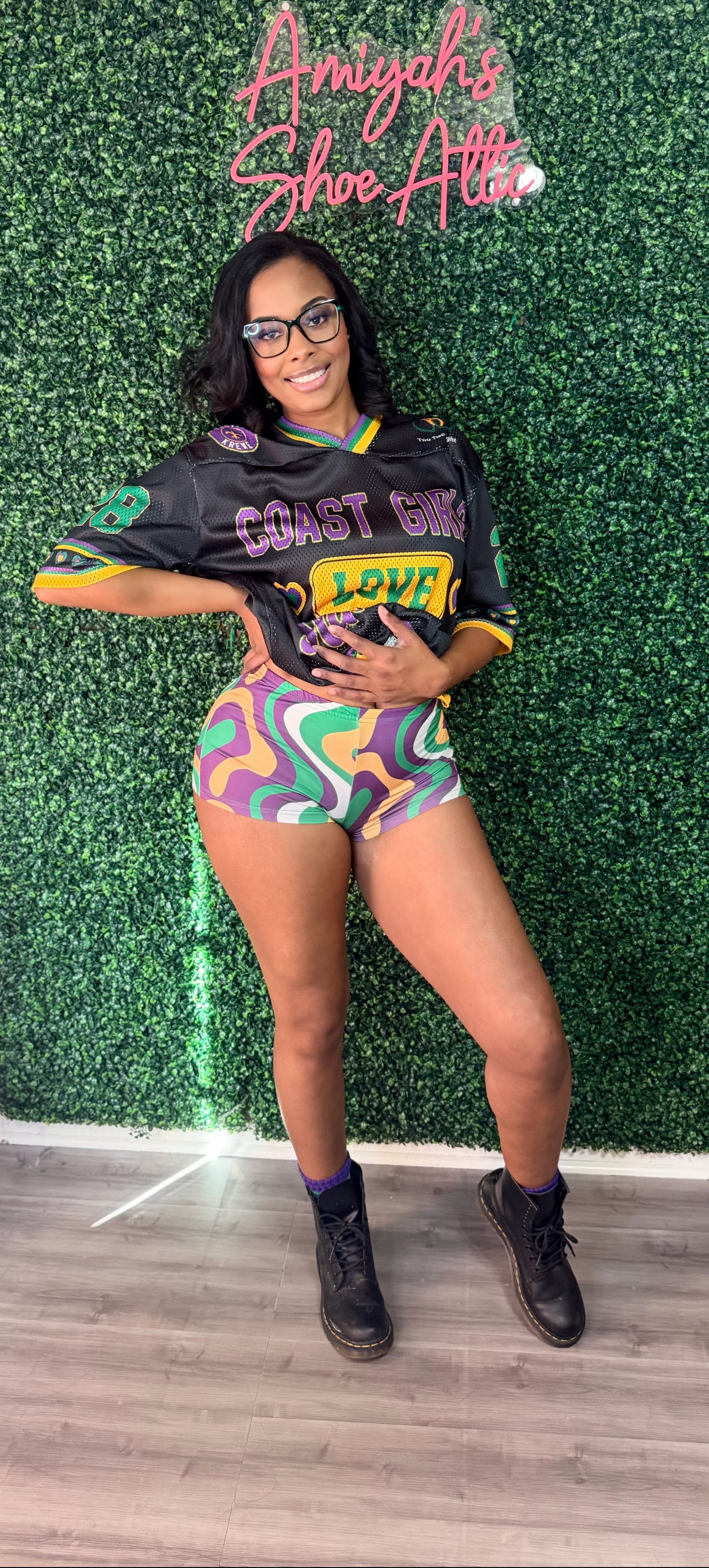 Mardi Gras Custom “COAST GIRL” Jersey