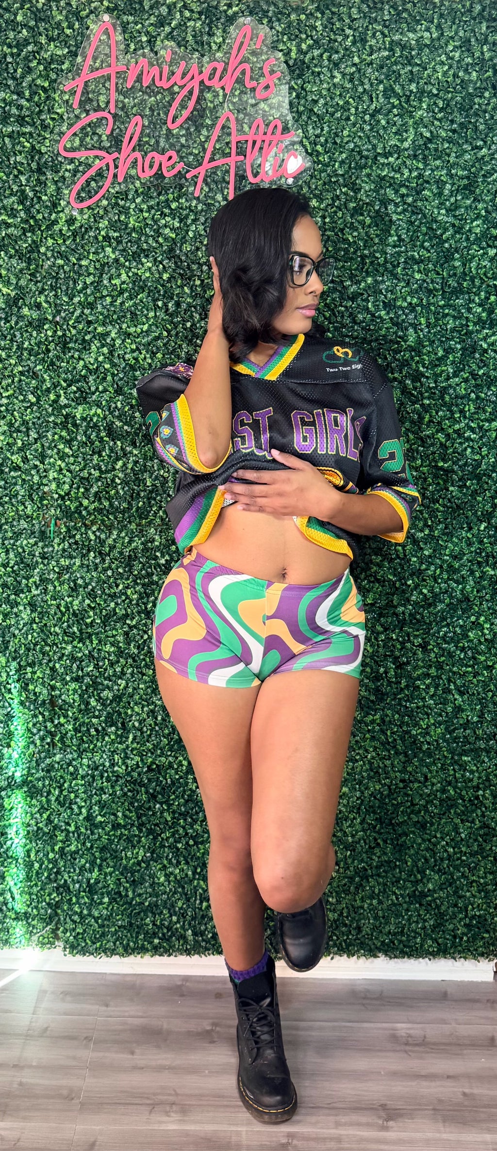 Mardi Gras go-go Shorts